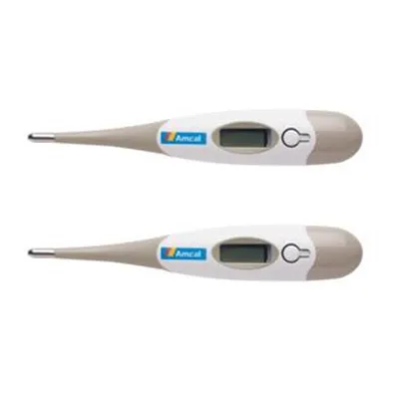 2x  Amcal Thermometer Digital Flexible 10 Sec P/P12
