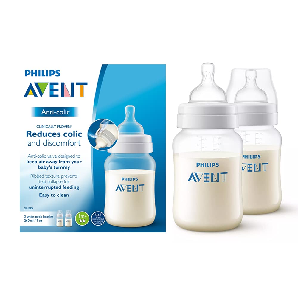 Philips Avent Feeding Bottle 260mL Baby Toodler Anti Colic Easy