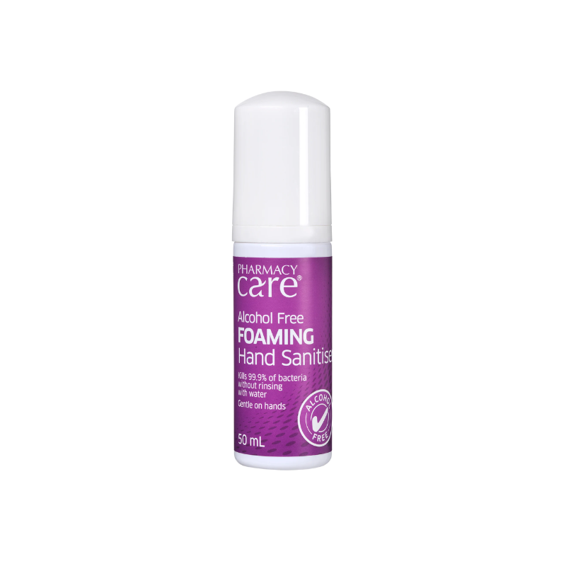 Pharmacy Care Alcohol Free Foam Sanitiser 50ml