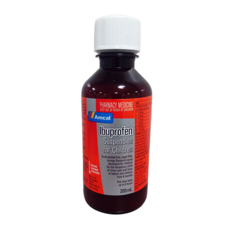 Amcal Ibuprofen Suspension for Children 200ml