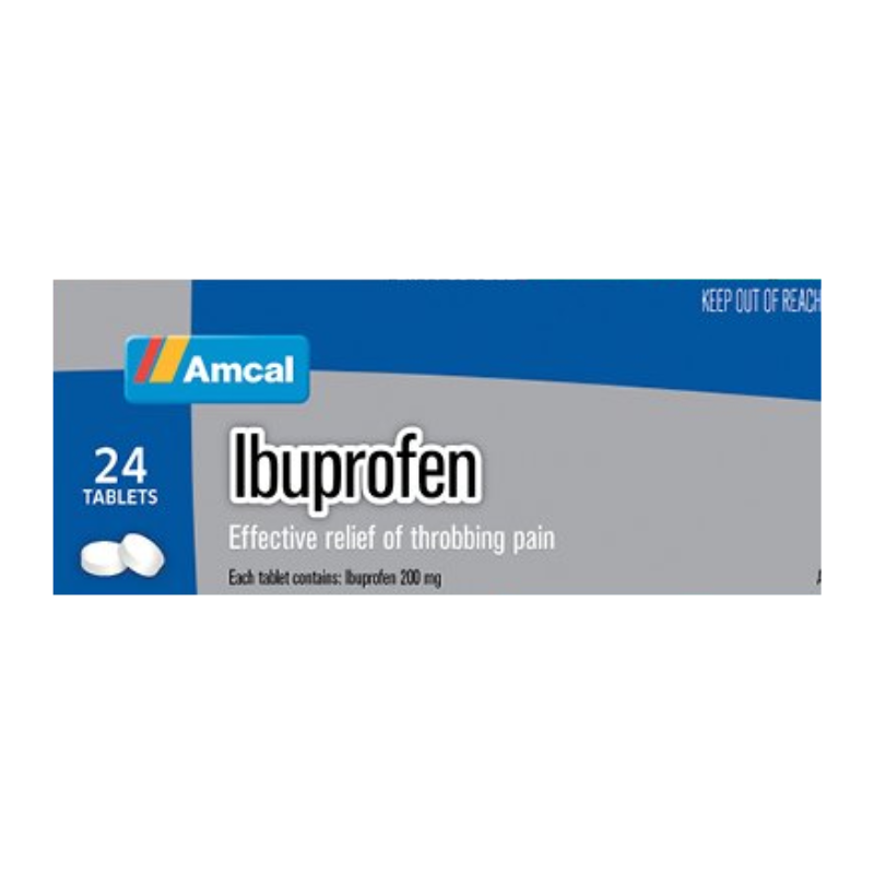 Amcal IBUPROFEN 200 mg 24 Tablets