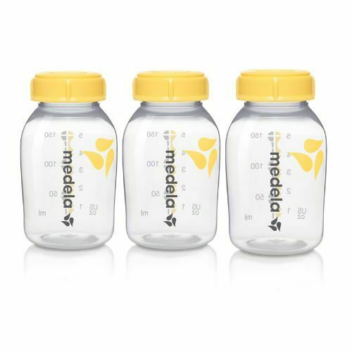 Medela Breastmilk Bottle 150ml with Wide Neck Teat Base - Pack of 3