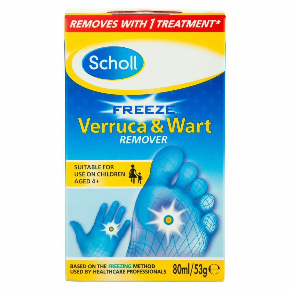 Scholl Verruca Freeze & Wart Remover Aerosol 80ml & Applicator