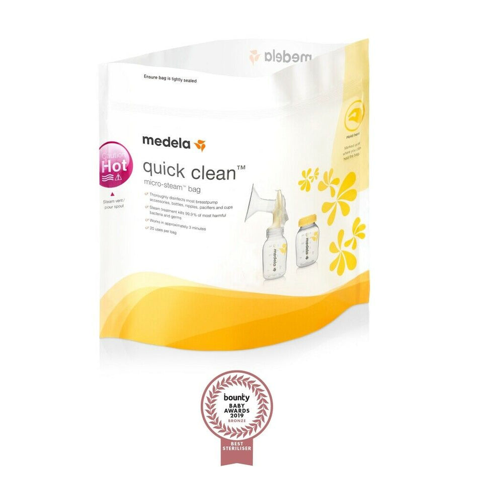 Medela Quick Clean Microwave Bags - Fast Desinfection