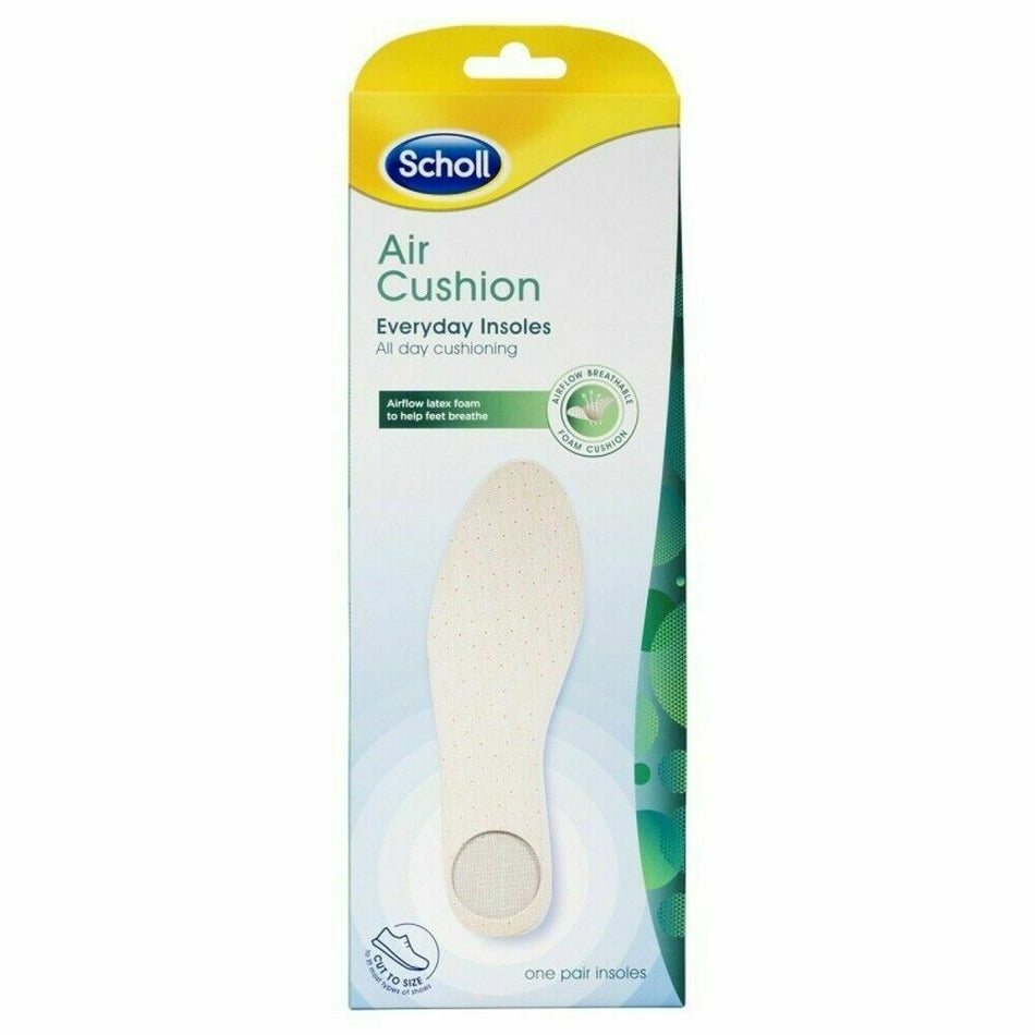 Scholl Insoles Air Cushion - All Day Comfortable & Cushioned Feet