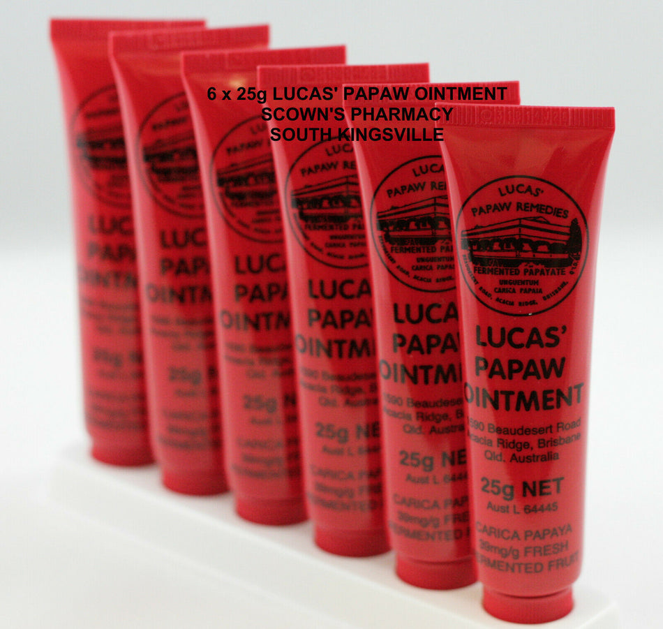 LUCAS' PAPAW OINTMENT 6 x 25g
