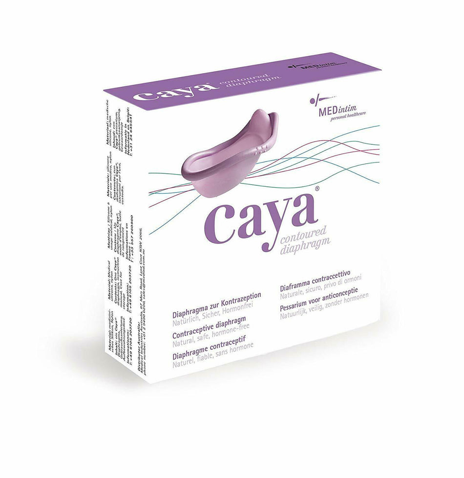 Caya Contoured Diaphragm - One Size Fits Most Contraceptive Hormone Free Barrier