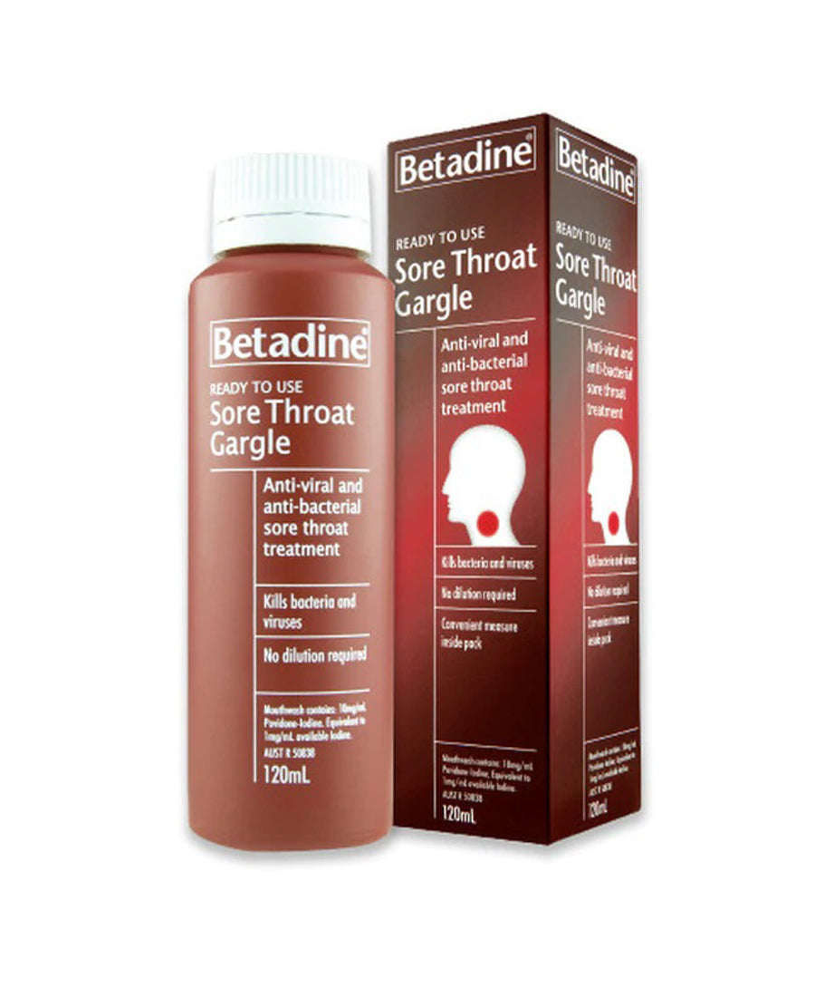 Betadine Sore Throat Gargle 120ml