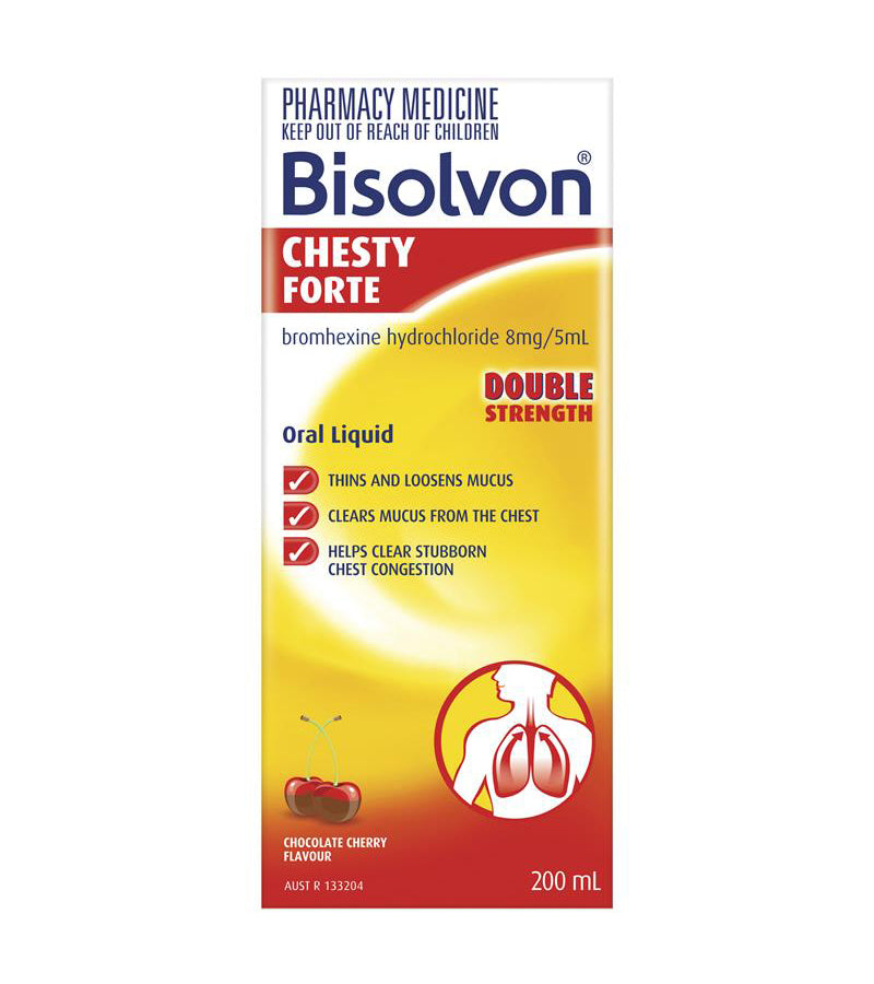 Bisolvon Chesty Forte Liquid For Chesty Coughs 200ml