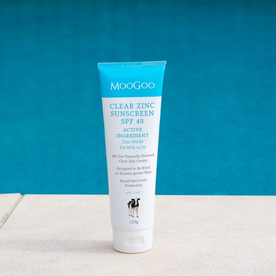 MooGoo Natural Clear Zinc Sunscreen SPF40 120g