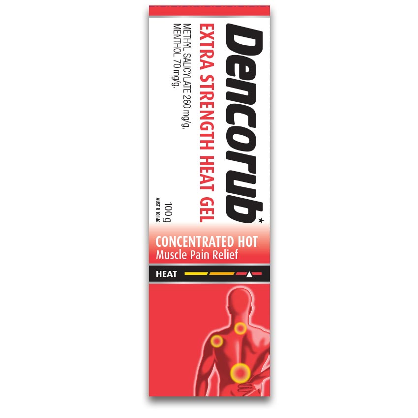 Dencorub Extra Strength Heat Gel 100g