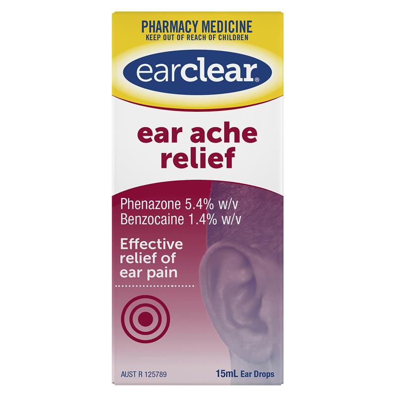 EarClear Ear Ache Relief 15mL – Scown's Pharmacy - Main Image
