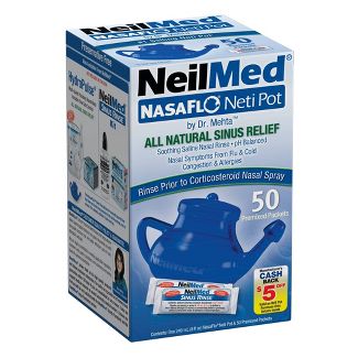 Neilmed NasaFlo Neti Pot 50 Sachets