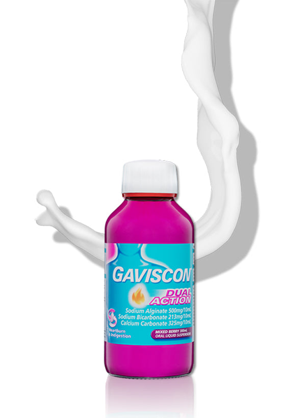 Gaviscon Dual Action Liquid Mixed Berry Flavour 300ml