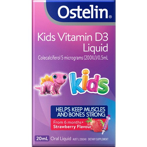 Ostelin Vitamin D Liquid for Kids 20mL Scown's Pharmacy