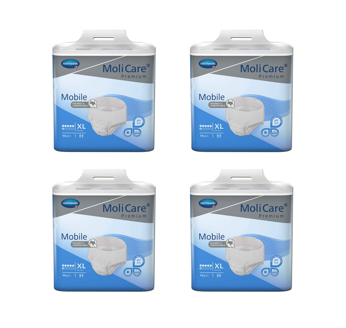 Molicare Premium Mobile 8 Drops Extra Large 14 Pack main image 1