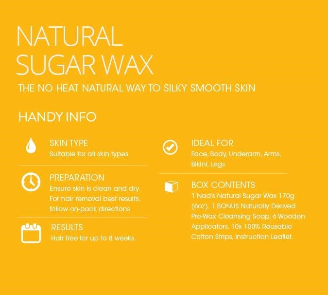 Nad's natural sugar deals wax