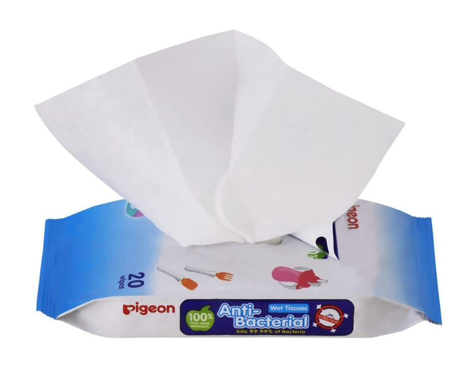 Pigeon Antibacterial Wipes 20 Pack