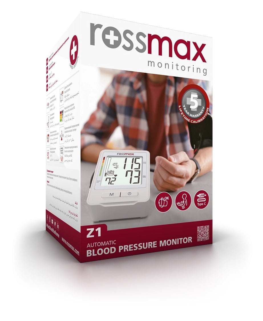 Rossmax Z1 Automatic Blood Pressure Monitor USB