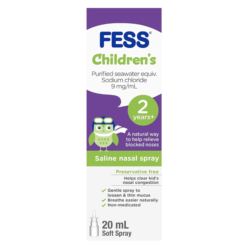 FESS Nasal Saline Sol Children 2 Years+ Spray 20ml
