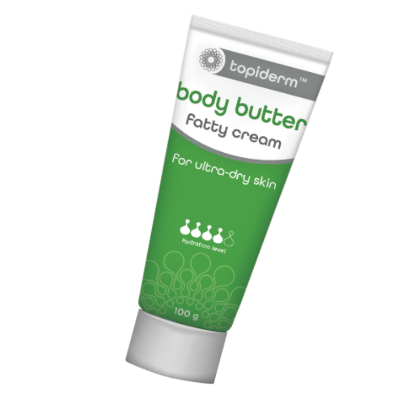 Topiderm Body Butter Fatty Cream 100 g - Non-Greasy Cream - Retain Skin's Moisture