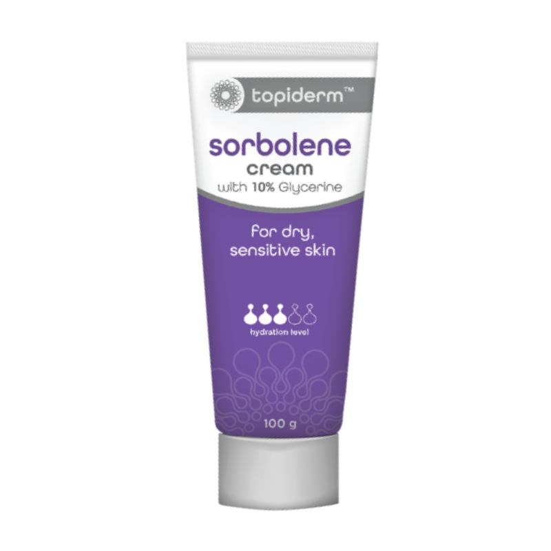 Topiderm Sorbolene Cream 100 g - Soothes Itchy & Dry Skin, Hydrates & Soften Skin