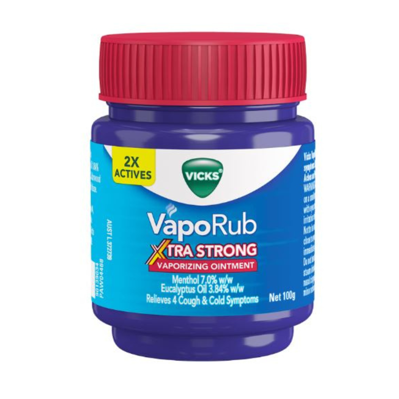 Vicks Extra Strong Rub Vaporizing Ointment 100 g