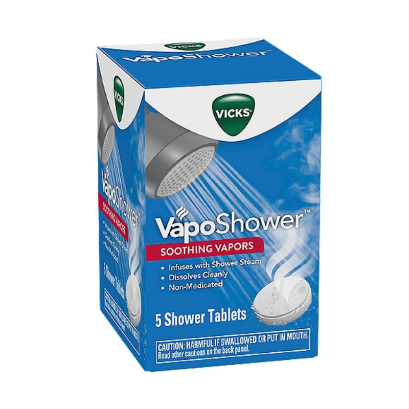 Vicks Vaposhower Tablets - Non-medicated Shower Vapors - 5 Tablets