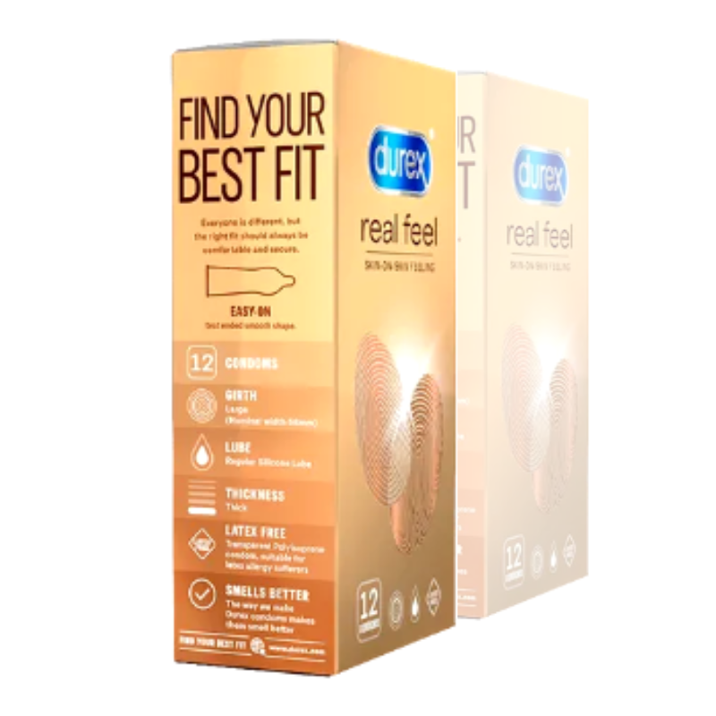 Durex Reel Feel Non-Latex Condom 6 Pack