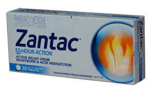 2 x Zantac 28 tablets for heartburn & acid indigestion and Reflux