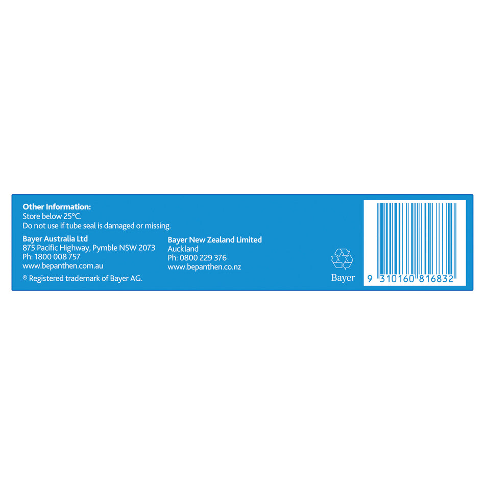 Bepanthen Antiseptic Soothing Cream 100g for Cuts, Bites & Stings,Chafed Skin