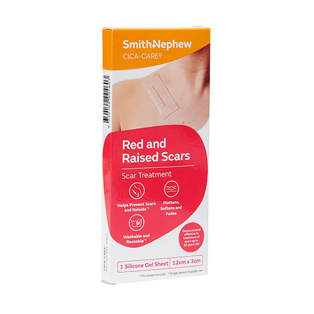Cica-Care Silicone Gel Sheet 3cm x 12cm - In Use
