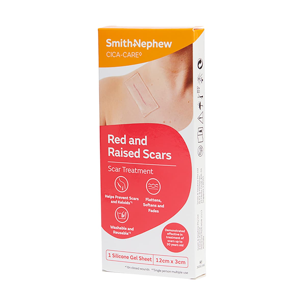 Cica-Care Silicone Gel Sheet 3cm x 12cm - Detail