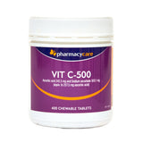 Pharmacy Care Vitamin C Sugarless 400 Tablets Orange Flavour