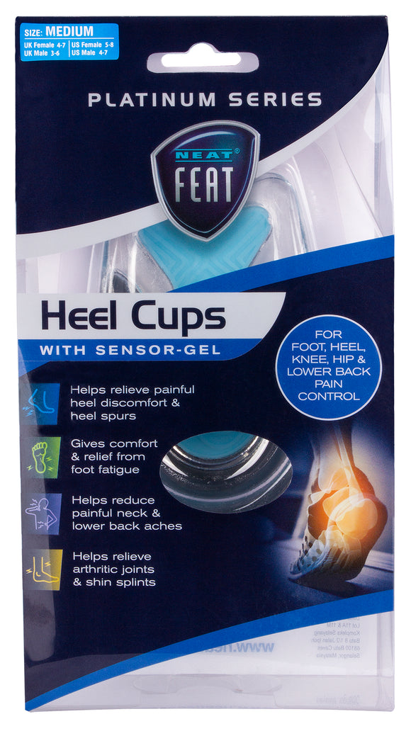 Neat Feat Gel Tech Heel Cups - Medium