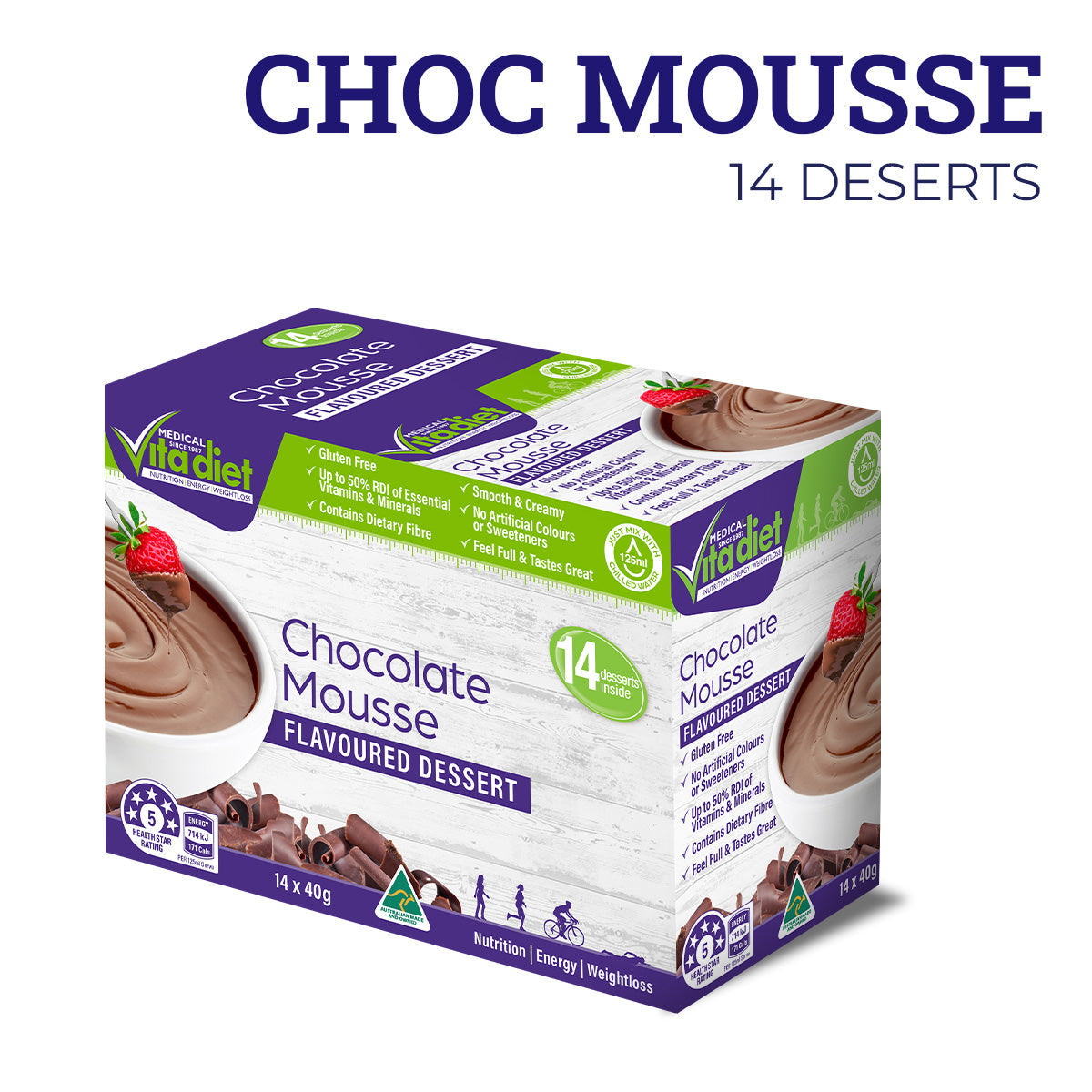 VITA DIET Chocolate Mousse 14 Pack