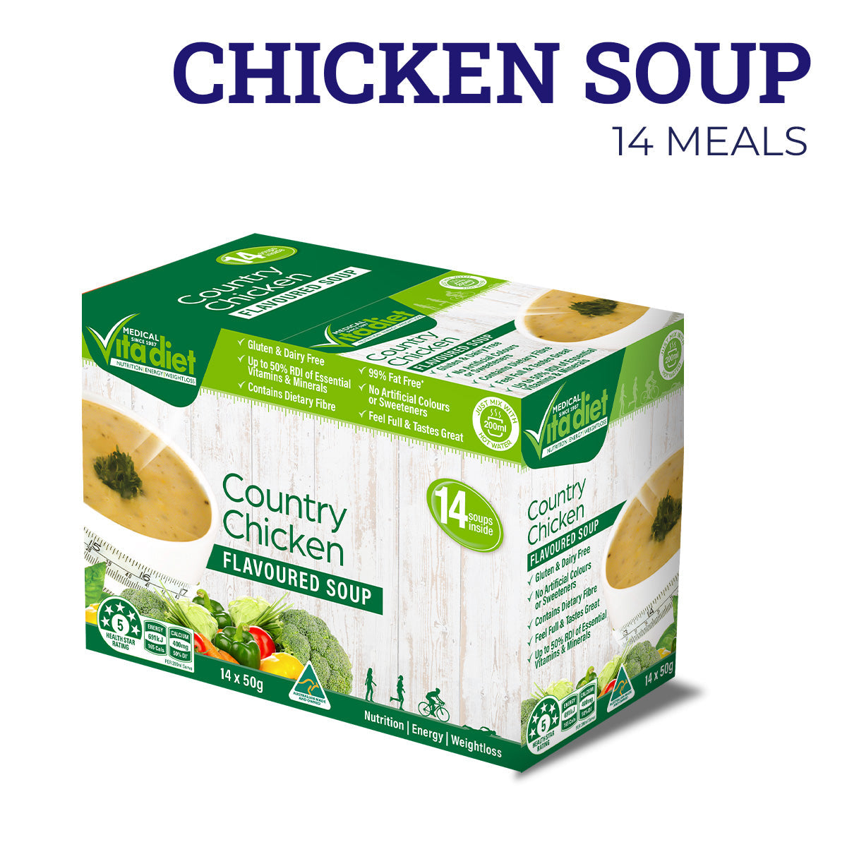 VITA DIET Chicken Soup 14 Pack