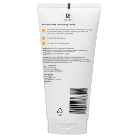 Neutrogena Deep Clean Foaming Cleanser 150