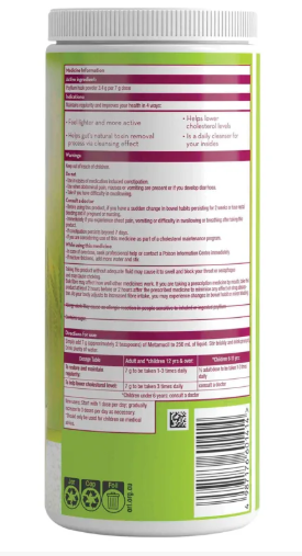 Metamucil Natural Granular Fibre Powder 72 Doses 504g