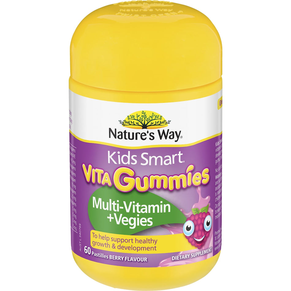 Nature's Way Kids Smart Vita Gummies Multi Vitamin & Vegies 60 Gummies