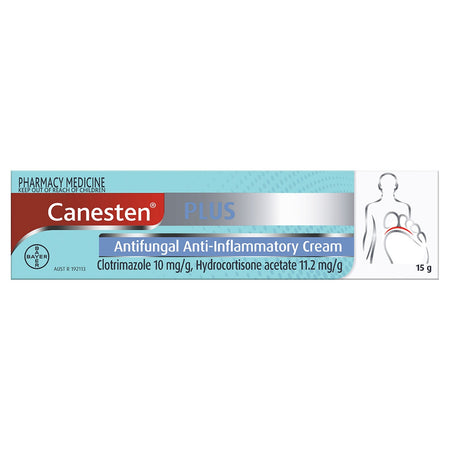 Canesten Plus Clotrimazole & Hydrocortisone Cream 15g - Image 1