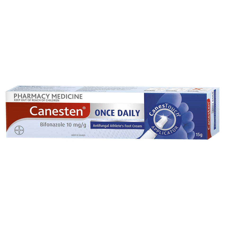 Canesten Once Daily Athletes Foot Cream with Applicator 15g - Image 1