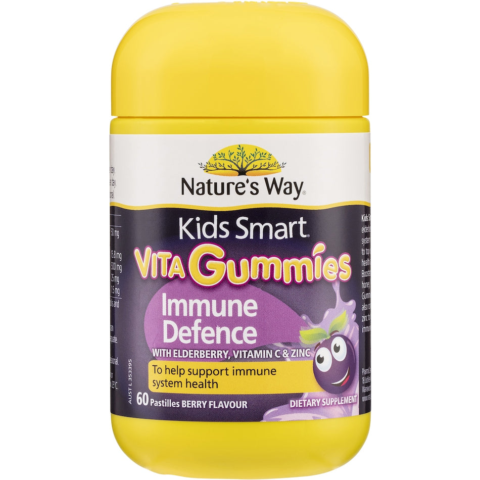 Nature's Way Kids Smart Vita Gummies Immunity 60 Pastilles
