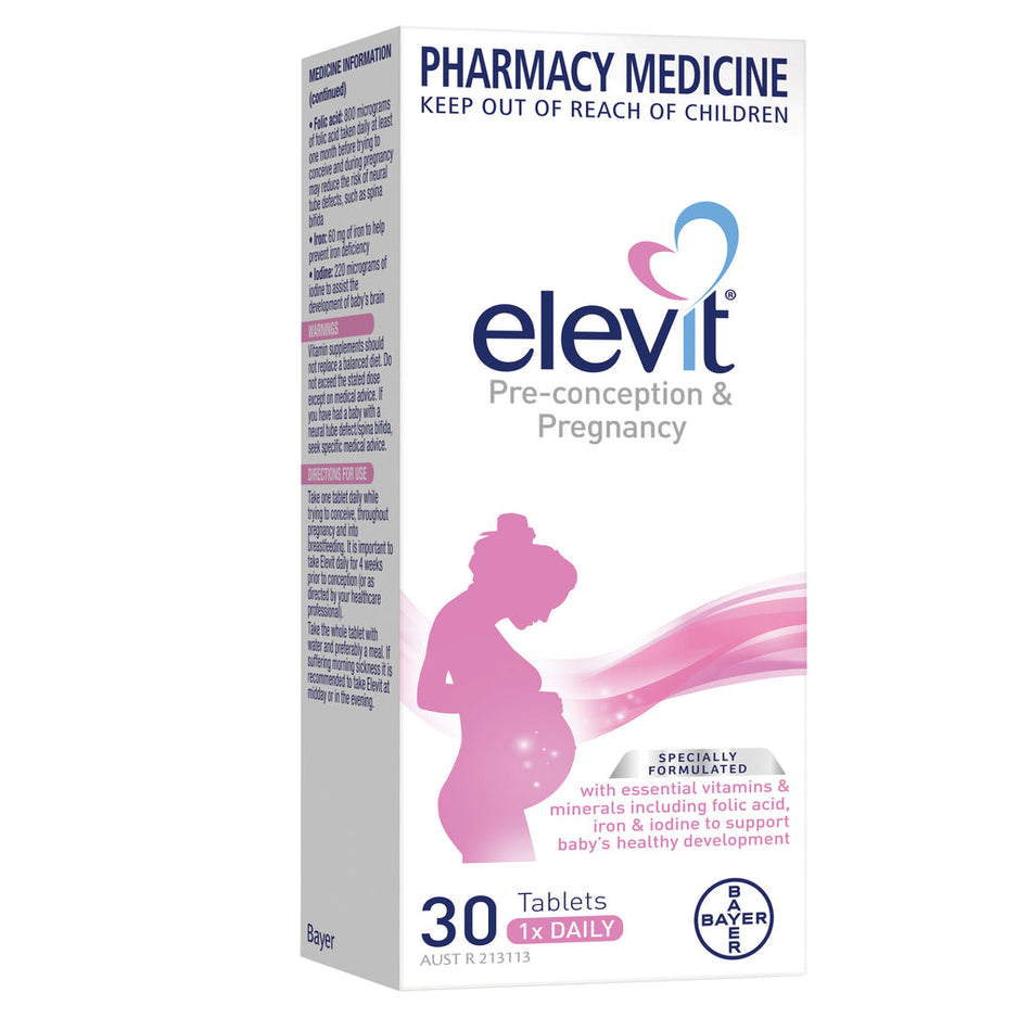 Elevit with Iodine 30 Tablets