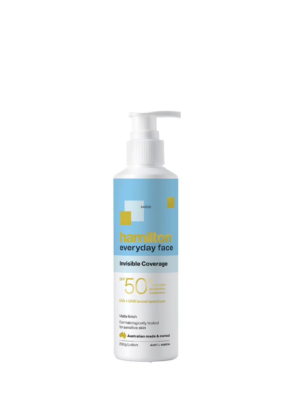 Hamilton Everyday Face Cream SPF 50+ Suncreen 200 g