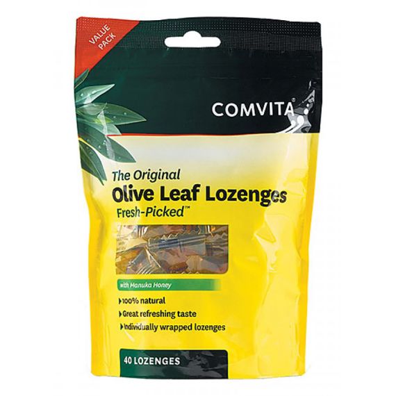 Comvita Olive Leaf Lozenges With Manuka Honey 40 Loz