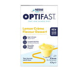 Optifast VLCD Lemon Crème Dessert Flavour Shake Sachet 8x53g