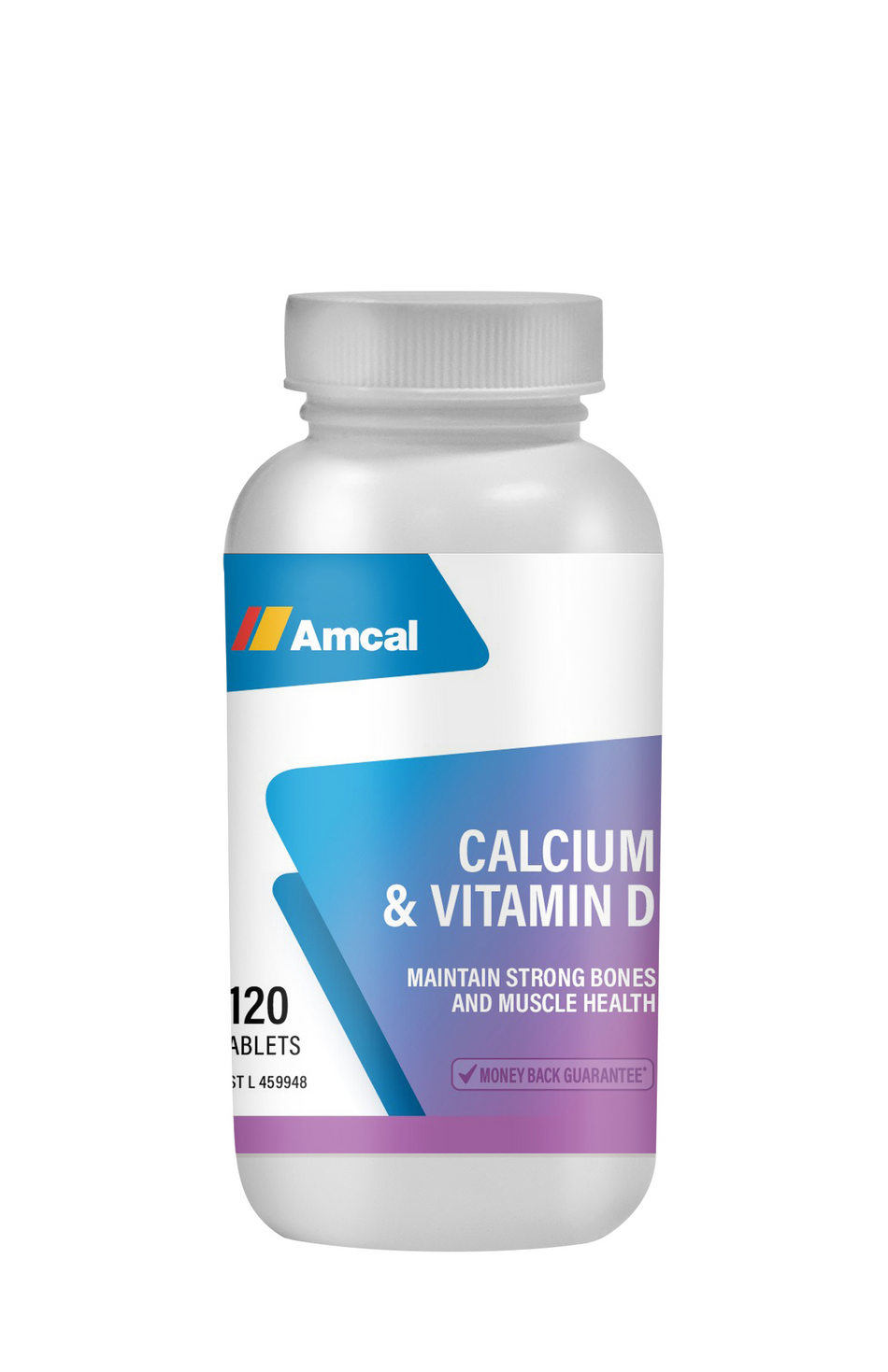 Amcal Calcium & Vitamin D 120 Tablets - Bone Strength Supplement
