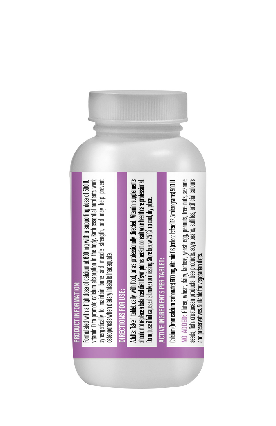 Amcal Calcium & Vitamin D 120 Tablets - Bone Strength Supplement