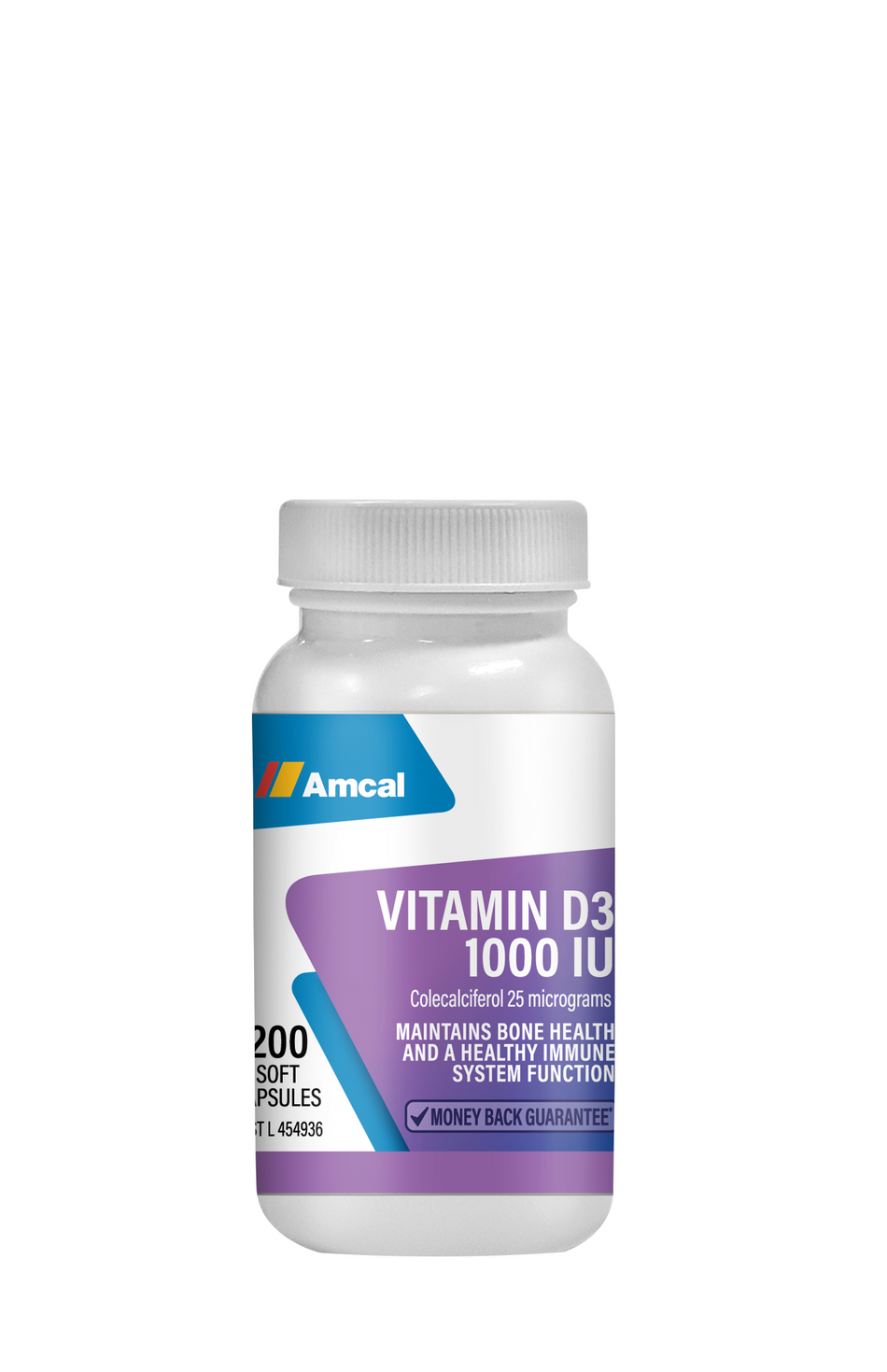 AMCAL VITAMIN D3 1000 IU 200 SOFT CAPSULES